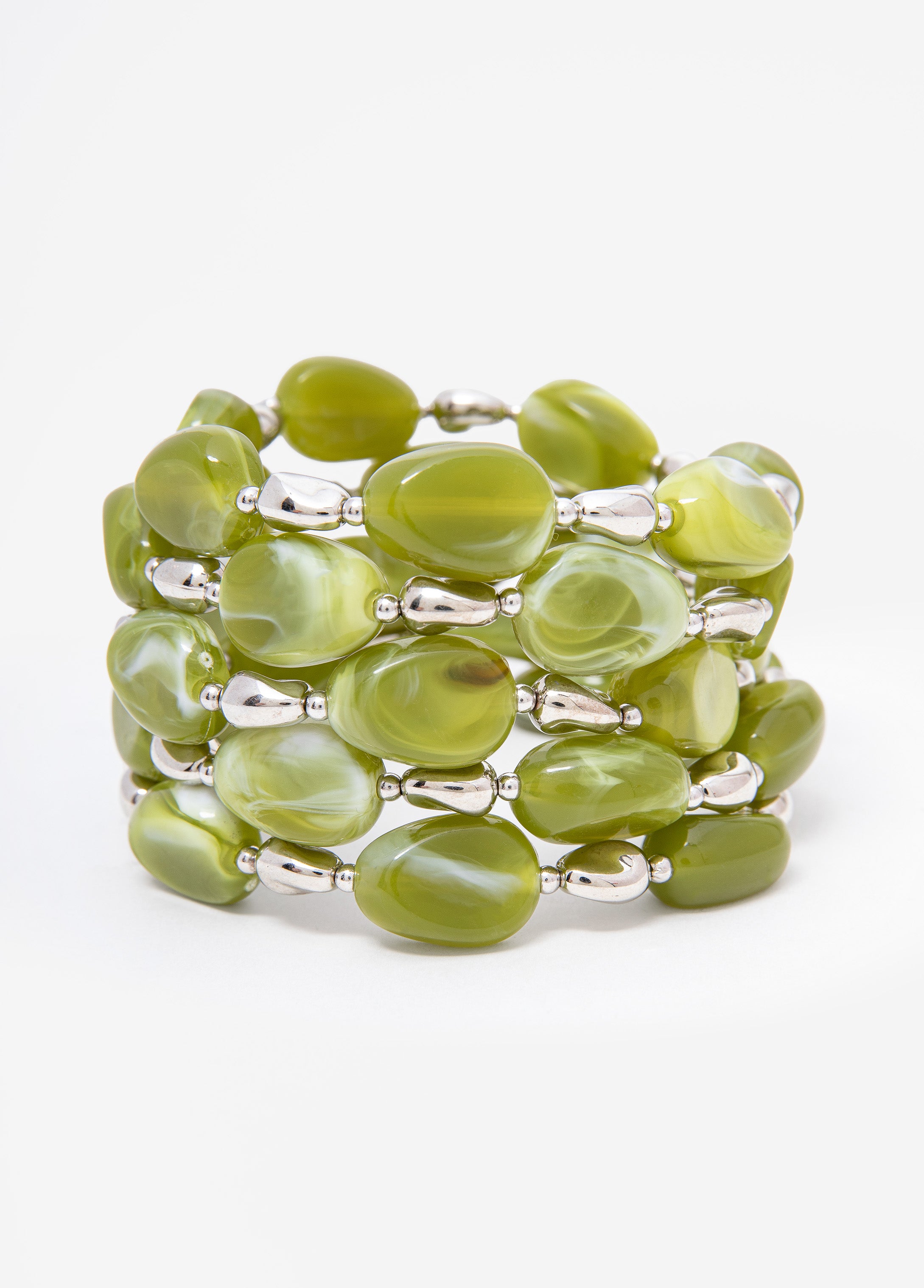 Set Of Five Marble Bracelets