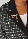 Queen Cross Brooch Set