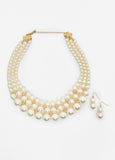 Layered Faux Pearl Necklace Set