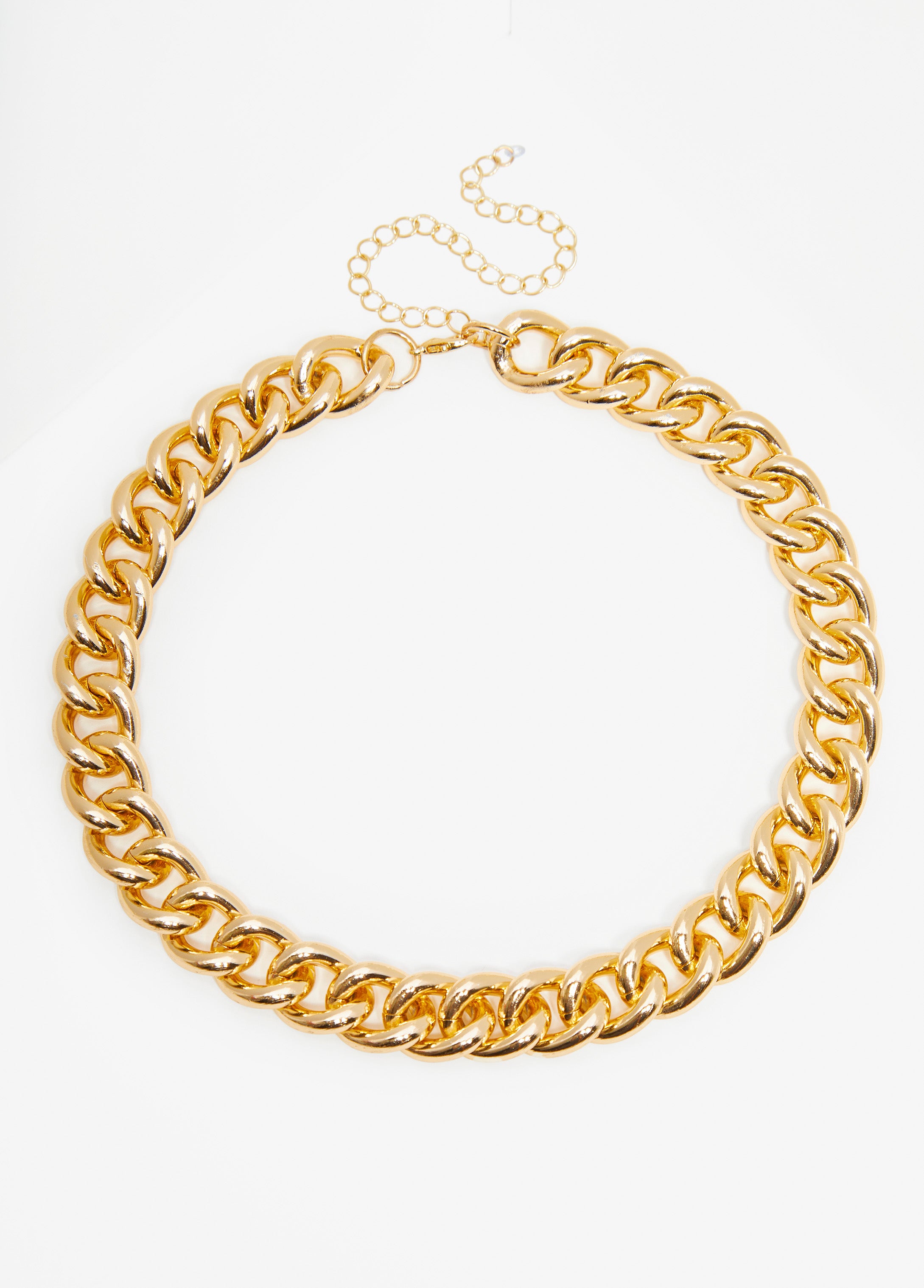 Gold Tone Chain Link Necklace
