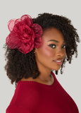 Oversized Crinkled Flower Pin