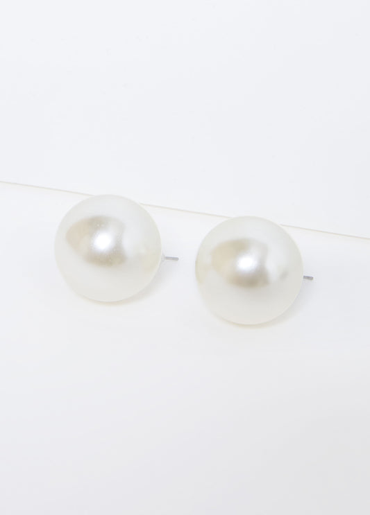 Trendy Pearls Stud Earrings Statement Jewelry Accessories