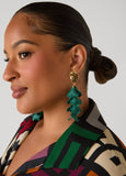 Hammered Matte Petal Earrings