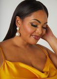 Faux Pearl Earrings