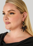 Beaded Flower Earrings