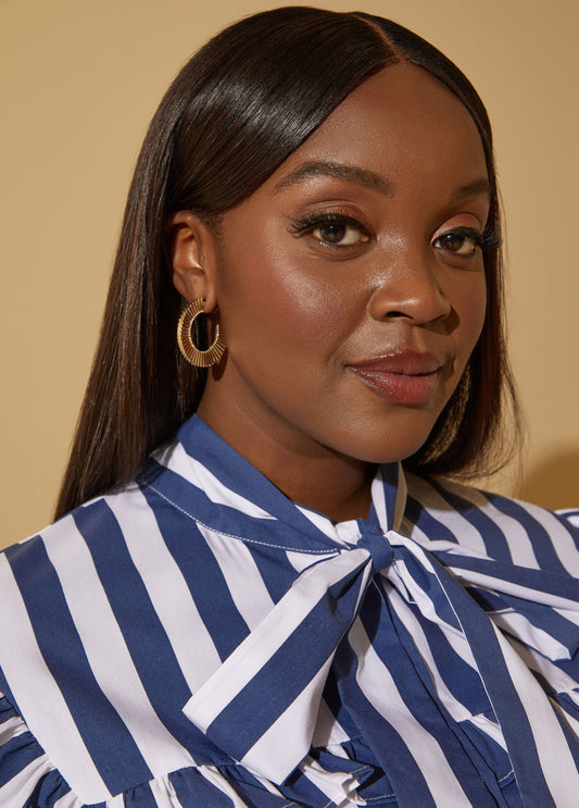 Textured Hoop Earrings