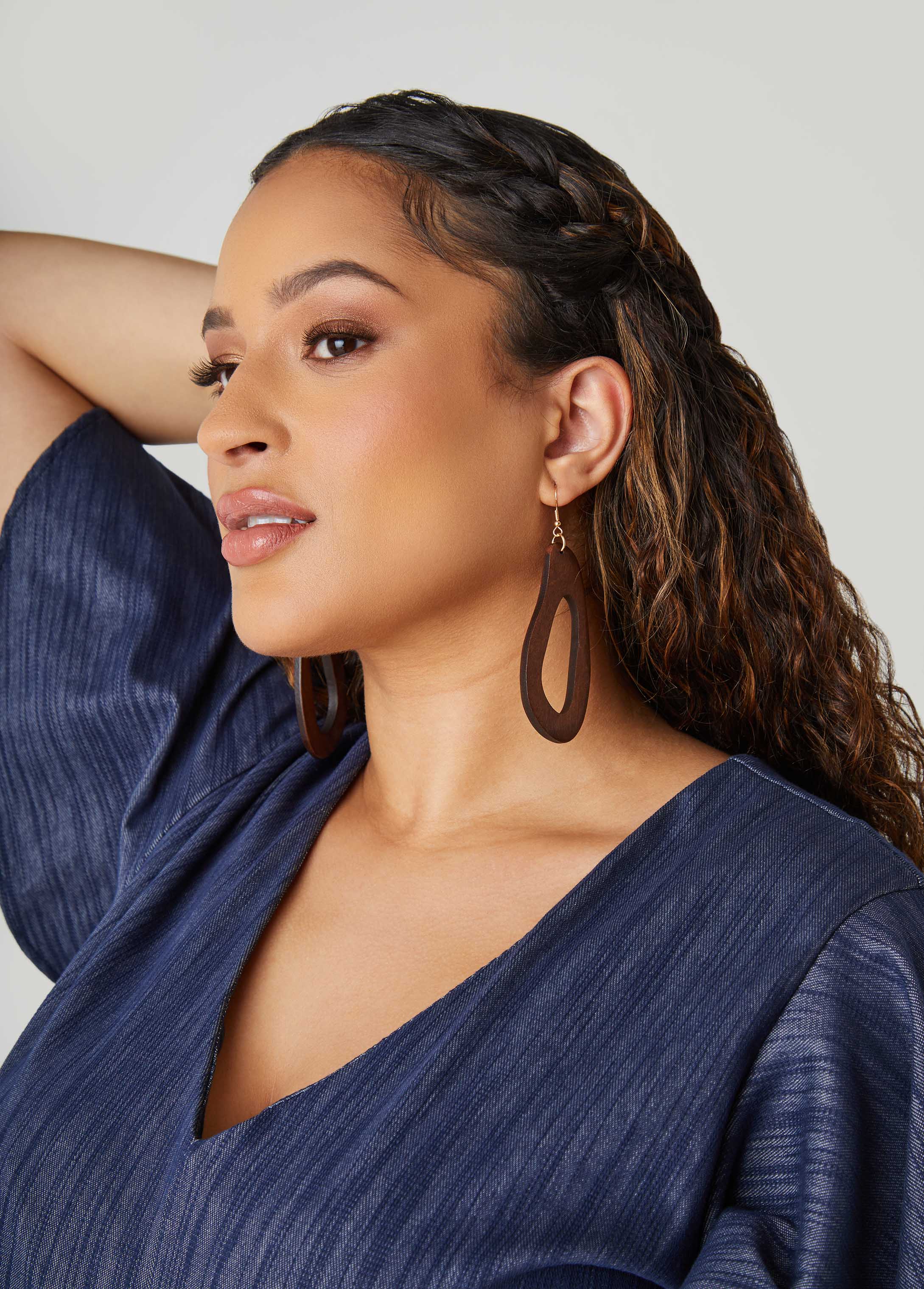 Cutout Wood Earrings
