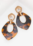 Tortoiseshell Drop Earrings