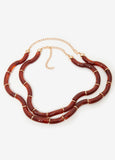 Layered Enamel Necklace
