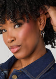 Silver Tone Hoop Earrings