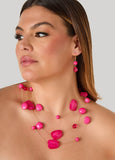 Bead Embellished Necklace Set