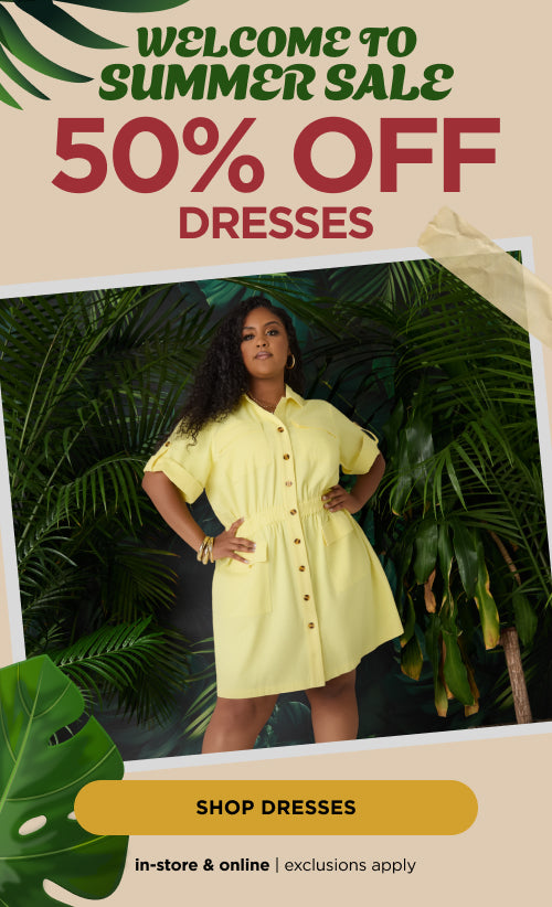 50% off Dresses