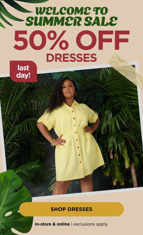 50% off Dresses