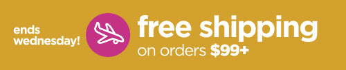 Free Shipping on orders $99+