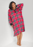 Pillow Talk Plaid Sleepshirt