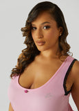 Betsey Johnson Ribbed PJ Shorts Set