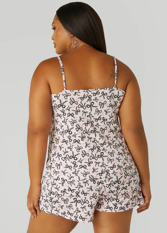 Betsey Johnson Bow Print PJs Set