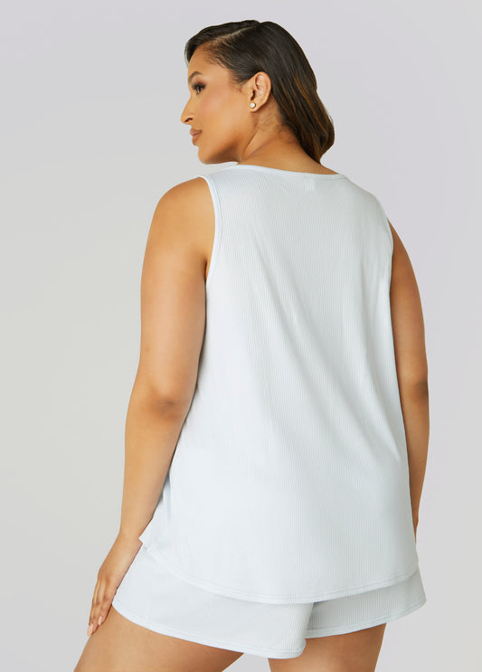 Cozy Couture Front Split PJs Set