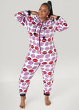 Plus Size UnBearably Cute Lips Onesie