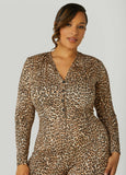 Leopard Pajama Jumpsuit