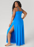 Mesh And Lace Trimmed Nightgown