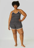 Plus Size Paris Dreams Heart Robe Set