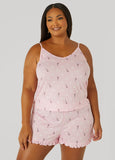 Paris Dreams Printed Shorts Set