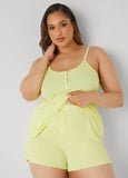 Love To Sleep Ribbed PJ Shorts Set