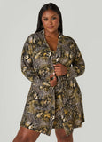 Plus Size Love To Sleep Animal Chemise Set