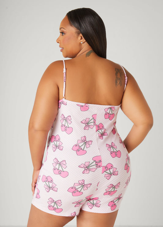 Love To Sleep Printed Romper