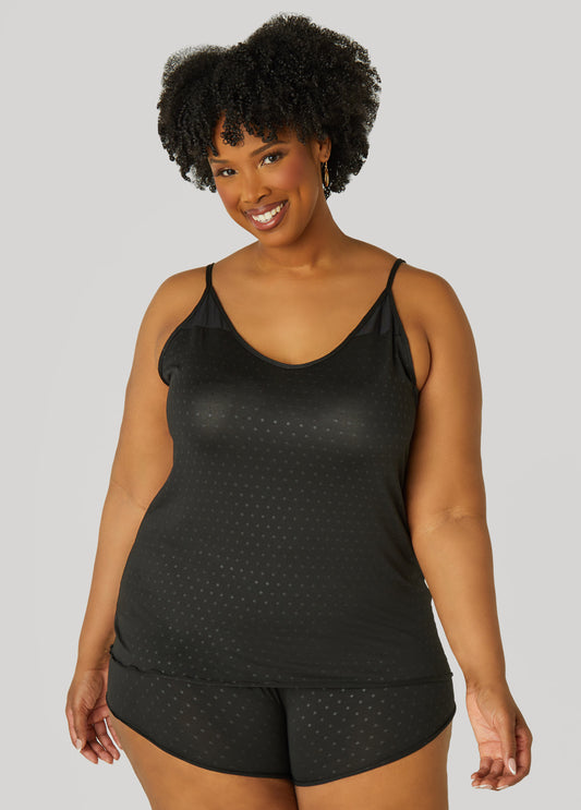 Plus Size Love To Sleep Dotted PJs Set