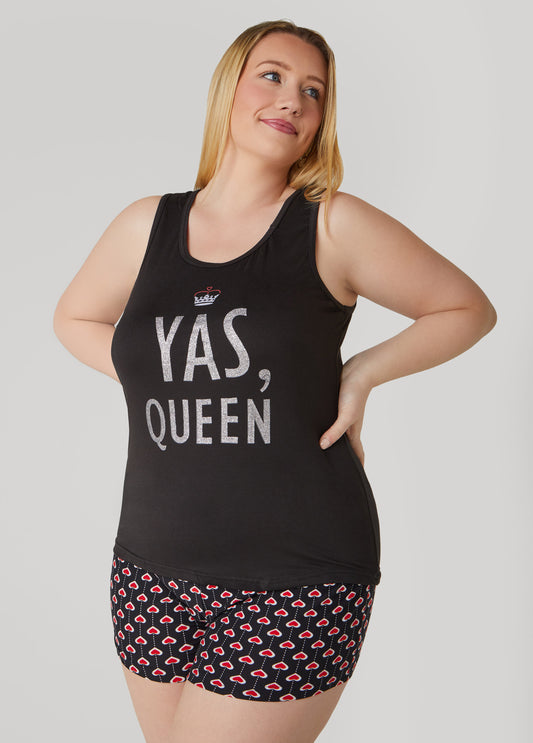 Plus Size Love To Sleep Yas Queen Set