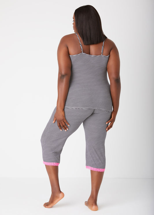 Emme Jordan Striped PJ Set