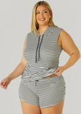 Emme Jordan Striped PJs Shorts Set