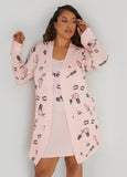 Plus Size Love To Sleep Lashes Chemise Set