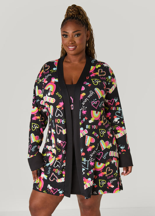Plus Size Love To Sleep Be Loved Chemise Set