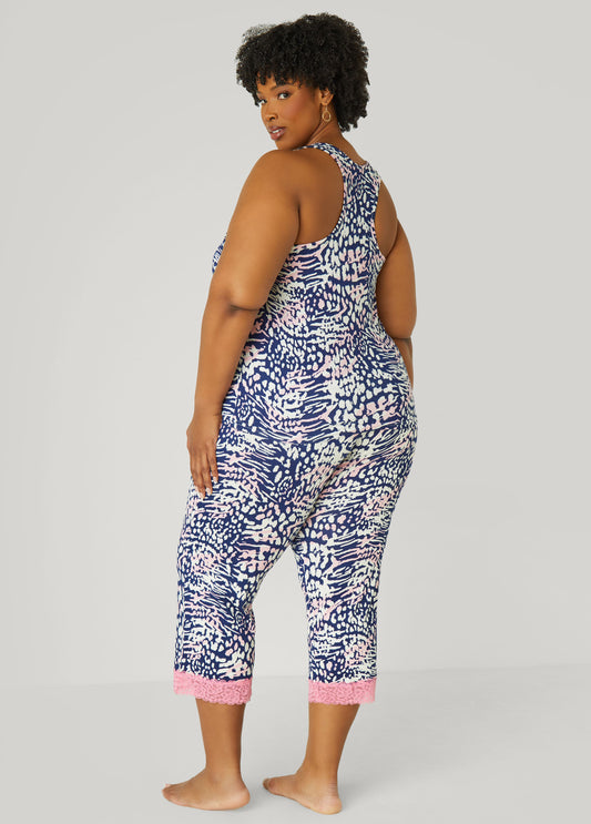 Animal Print Pajama Set