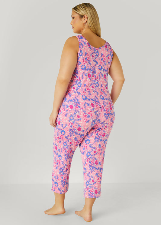Floral Print Pajama Set
