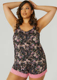Butterfly Print PJs Shorts Set