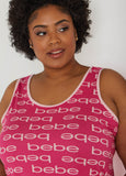 Bebe Printed Tank And Shorts Set