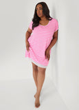 Ellen Tracy Striped Sleepshirt