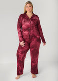 Plus Size Emme Jordan Tie Dyed PJ Set