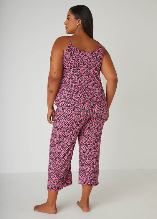 YMI Animal Print Pajamas Set