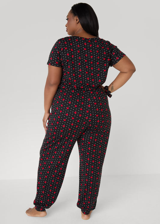 Moon To Noon Printed Jumpsuit Set