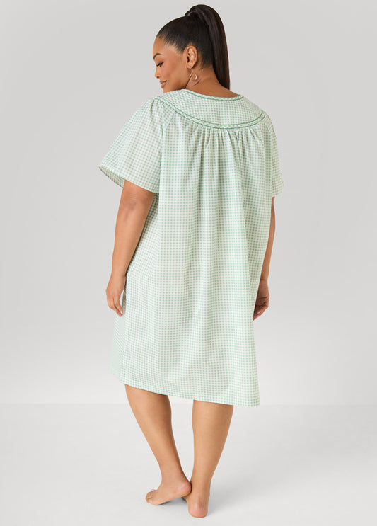 Moon To Noon Gingham Sleep Dress