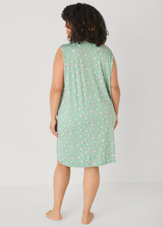 Moon To Noon Floral Nightgown