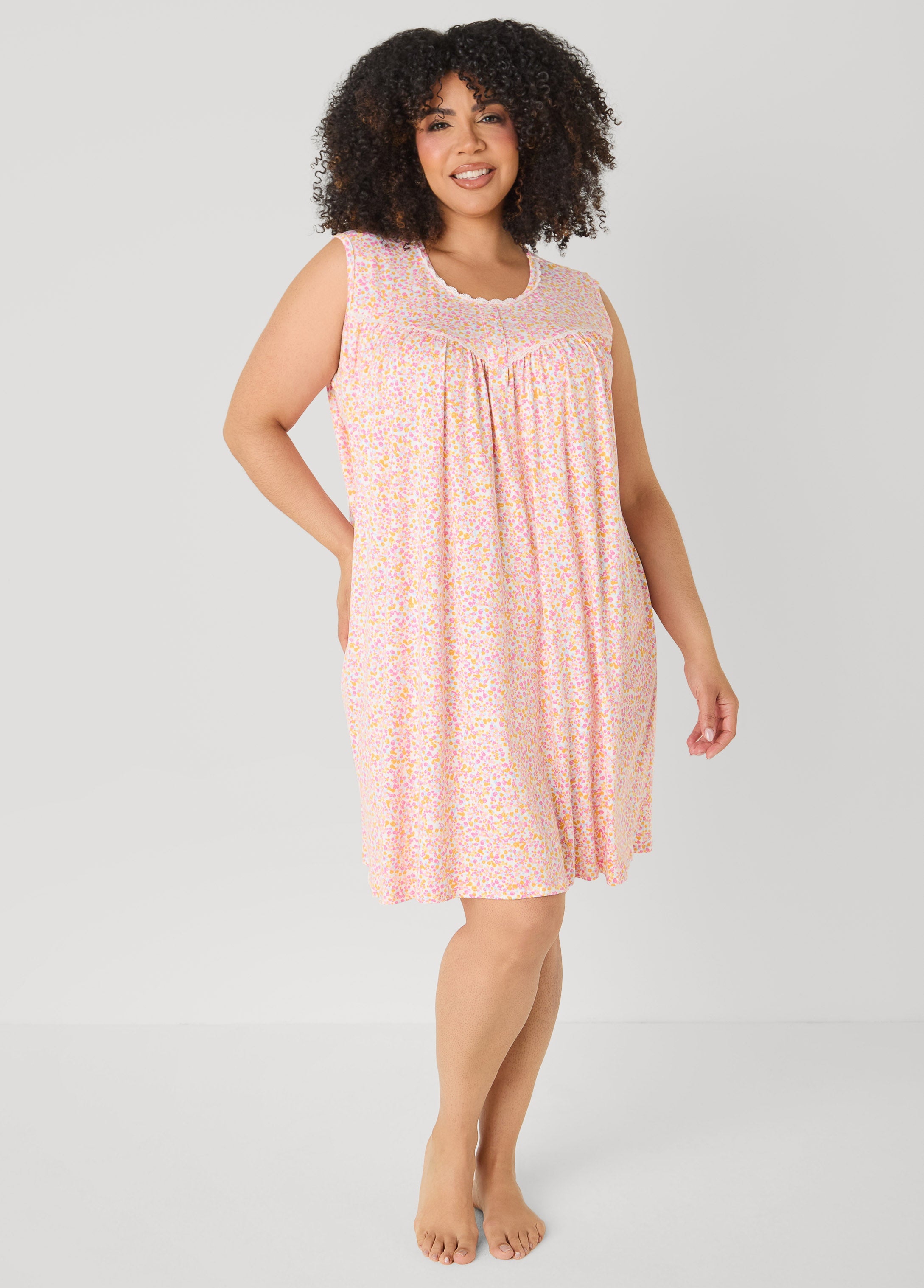 Floral Moon To Noon Nightgown