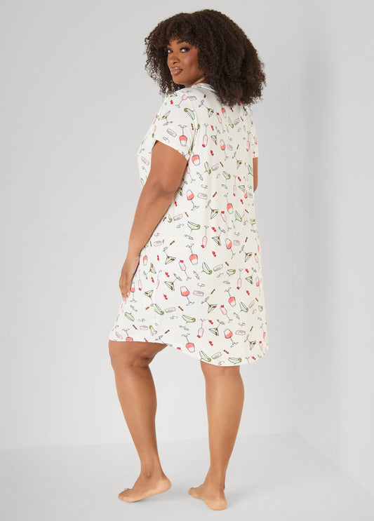 Moon To Noon Wine Sleepshirt
