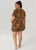 Moon To Noon Leopard Short Set