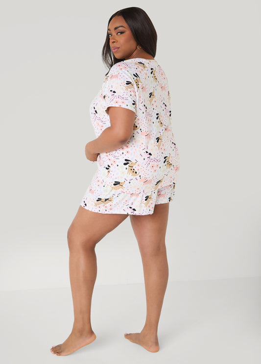 Moon To Noon Puppy Short Set